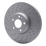 Dynamic Friction 2015-2023 Mercedes-Benz C300 Coupe & Convertible Front Drilled GeoSPEC Coated Rotor (342x32 Vented) by Dynamic Friction Company 624-63119