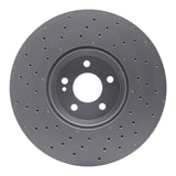 Dynamic Friction 2015-2023 Mercedes-Benz C300 Coupe & Convertible Front Drilled GeoSPEC Coated Rotor (342x32 Vented) by Dynamic Friction Company 624-63119