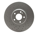 Dynamic Friction 2015-2023 Mercedes-Benz C300 Coupe & Convertible Front Drilled GeoSPEC Coated Rotor (342x32 Vented) by Dynamic Friction Company 624-63119