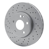 Dynamic Friction 2012-2017 Mercedes-Benz GLA200 (Mexico) Front Drilled GeoSPEC Coated Rotor (295x28 Vented) by Dynamic Friction Company 624-63120