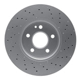 Dynamic Friction 2012-2017 Mercedes-Benz GLA200 (Mexico) Front Drilled GeoSPEC Coated Rotor (295x28 Vented) by Dynamic Friction Company 624-63120