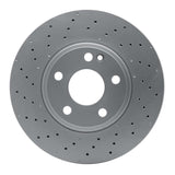 Dynamic Friction 2012-2017 Mercedes-Benz GLA200 (Mexico) Front Drilled GeoSPEC Coated Rotor (295x28 Vented) by Dynamic Friction Company 624-63120