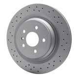 Dynamic Friction 2012-2015 Mercedes-Benz ML550 Rear Drilled GeoSPEC Coated Rotor (330x22 Vented) by Dynamic Friction Company 624-63140