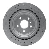 Dynamic Friction 2012-2015 Mercedes-Benz ML550 Rear Drilled GeoSPEC Coated Rotor (330x22 Vented) by Dynamic Friction Company 624-63140