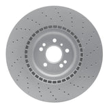 Dynamic Friction 2012-2019 Mercedes-Benz ML550 Front Drilled GeoSPEC Coated Rotor (375x36 Vented) by Dynamic Friction Company 624-63145