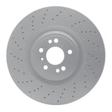 Dynamic Friction 2012-2019 Mercedes-Benz ML550 Front Drilled GeoSPEC Coated Rotor (375x36 Vented) by Dynamic Friction Company 624-63145