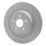 Dynamic Friction 2013-2013 Mercedes-Benz GL450 Rear Drilled GeoSPEC Coated Rotor (345x22 Vented) by Dynamic Friction Company 624-63149