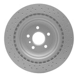 Dynamic Friction 2013-2013 Mercedes-Benz GL450 Rear Drilled GeoSPEC Coated Rotor (345x22 Vented) by Dynamic Friction Company 624-63149