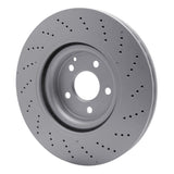 Dynamic Friction 2015-2017 Mercedes-Benz CLS400 Front Drilled GeoSPEC Coated Rotor (344x32 Vented) by Dynamic Friction Company 624-63170