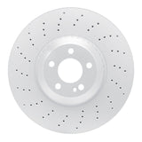 Dynamic Friction 2019-2023 Mercedes-Benz CLS53 AMG Front Drilled GeoSPEC Coated Rotor (370x36 Vented) by Dynamic Friction Company 624-63178