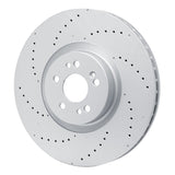 Dynamic Friction 2020-2026 Mercedes-Benz GLS450 Front Drilled GeoSPEC Coated Rotor (375x36 Vented) by Dynamic Friction Company 624-63180