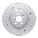 Dynamic Friction 2020-2026 Mercedes-Benz GLS450 Front Drilled GeoSPEC Coated Rotor (375x36 Vented) by Dynamic Friction Company 624-63180