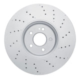 Dynamic Friction 2020-2025 Mercedes-Benz GLB35 AMG Front Drilled GeoSPEC Coated Rotor (350x32 Vented) by Dynamic Friction Company 624-63188
