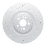 Dynamic Friction 2021-2025 Mercedes-Benz GLE53 AMG SUV Front Drilled GeoSPEC Coated Rotor (400x36 Vented) by Dynamic Friction Company 624-63193