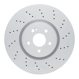 Dynamic Friction 2020-2025 Mercedes-Benz GLA45 AMG Front Drilled GeoSPEC Coated Rotor (360x36 Vented) by Dynamic Friction Company 624-63197