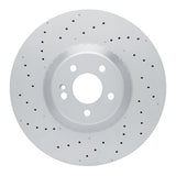 Dynamic Friction 2022-2025 Mercedes-Benz GLC43 AMG Front Drilled GeoSPEC Coated Rotor (370x36 Vented) by Dynamic Friction Company 624-63200