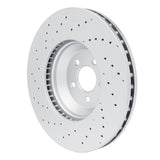 Dynamic Friction 2022-2025 Mercedes-Benz GLC43 AMG Front Drilled GeoSPEC Coated Rotor (370x36 Vented) by Dynamic Friction Company 624-63200