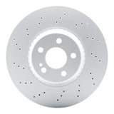Dynamic Friction 2022-2025 Mercedes-Benz C200 (Mexico) Front Drilled GeoSPEC Coated Rotor (342x32 Vented) by Dynamic Friction Company 624-63201