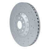 Dynamic Friction 2022-2025 Audi S3 (USA/Canada) Front Drilled GeoSPEC Coated Rotor (357x34 Vented) by Dynamic Friction Company 624-73095