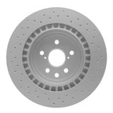 Dynamic Friction 2008-2014 Lexus IS F Rear Drilled GeoSPEC Coated Rotor (345x28 Vented) by Dynamic Friction Company 624-75025