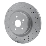 Dynamic Friction 2008-2014 Lexus IS F Front Drilled GeoSPEC Coated Rotor (360x30 Vented) by Dynamic Friction Company 624-75026