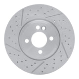 Dynamic Friction 2007-2015 MINI Cooper Clubman Front Drilled Brake Rotor and Slotted (294x22 Vented) by Dynamic Friction Company 630-32006
