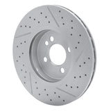 Dynamic Friction 2007-2015 MINI Cooper Clubman Front Drilled Brake Rotor and Slotted (294x22 Vented) by Dynamic Friction Company 630-32006