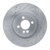 Dynamic Friction 2009-2014 Mini Cooper (Excl Clubman) Front Drilled Brake Rotor and Slotted (316x22 Vented) by Dynamic Friction Company 630-32008
