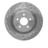 Dynamic Friction 2008-2015 Mercedes-Benz C63 AMG Rear Drilled Brake Rotor and Slotted (330x26 Vented) by Dynamic Friction Company 630-63092