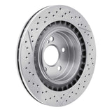 Dynamic Friction 2008-2015 Mercedes-Benz C63 AMG Rear Drilled Brake Rotor and Slotted (330x26 Vented) by Dynamic Friction Company 630-63092