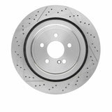 Dynamic Friction 2010-2018 Mercedes-Benz E63 AMG Rear Drilled Brake Rotor and Slotted (360x26 Vented) by Dynamic Friction Company 630-63094