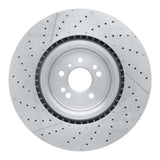 Dynamic Friction 2012-2019 Mercedes-Benz GLE63 AMG S Front Drilled Brake Rotor and Slotted (390x36 Vented) by Dynamic Friction Company 630-63142