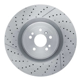 Dynamic Friction 2012-2019 Mercedes-Benz GLE63 AMG S Front Drilled Brake Rotor and Slotted (390x36 Vented) by Dynamic Friction Company 630-63142