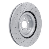 Dynamic Friction 2012-2019 Mercedes-Benz GLE63 AMG S Front Drilled Brake Rotor and Slotted (390x36 Vented) by Dynamic Friction Company 630-63142