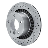 Dynamic Friction 2013-2018 Mercedes-Benz G63 AMG Rear Drilled Brake Rotor and Slotted (330x22 Vented) by Dynamic Friction Company 630-63148