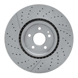 Dynamic Friction 2014-2019 Mercedes-Benz GLA45 AMG Front Drilled Brake Rotor and Slotted (350x32 Vented) by Dynamic Friction Company 630-63151