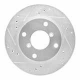 R1 Concepts 1989-1994 Suzuki Swift Front Left Drilled & Slotted Silver Brake Rotor by R1 Concepts 631-01000L