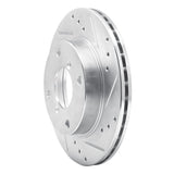 R1 Concepts 1989-1994 Suzuki Swift Front Right Drilled & Slotted Silver Brake Rotor by R1 Concepts 631-01000R