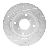 R1 Concepts 1989-1994 Suzuki Swift Front Right Drilled & Slotted Silver Brake Rotor by R1 Concepts 631-01000R