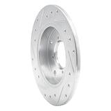 R1 Concepts 1989-1994 Suzuki Swift Rear Right Drilled & Slotted Silver Brake Rotor by R1 Concepts 631-01001R
