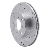 R1 Concepts 1995-2002 Suzuki Esteem Front Right Drilled & Slotted Silver Brake Rotor by R1 Concepts 631-01002R