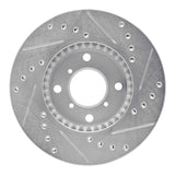 R1 Concepts 1999-2007 Suzuki Esteem Front Left Drilled & Slotted Silver Brake Rotor by R1 Concepts 631-01003L