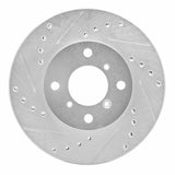 R1 Concepts 1999-2007 Suzuki Esteem Front Left Drilled & Slotted Silver Brake Rotor by R1 Concepts 631-01003L