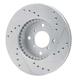 R1 Concepts 1999-2007 Suzuki Esteem Front Left Drilled & Slotted Silver Brake Rotor by R1 Concepts 631-01003L