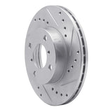 R1 Concepts 1999-2007 Suzuki Esteem Front Right Drilled & Slotted Silver Brake Rotor by R1 Concepts 631-01003R