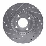 R1 Concepts 1999-2007 Suzuki Esteem Front Right Drilled & Slotted Silver Brake Rotor by R1 Concepts 631-01003R