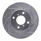 R1 Concepts 1999-2007 Suzuki Esteem Front Right Drilled & Slotted Silver Brake Rotor by R1 Concepts 631-01003R
