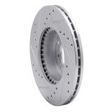 R1 Concepts 1999-2007 Suzuki Esteem Front Right Drilled & Slotted Silver Brake Rotor by R1 Concepts 631-01003R