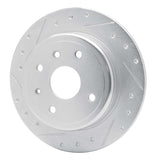 Dynamic Friction 2004-2010 Chevrolet Epica (USA/Canada) Rear Left Drilled & Slotted Silver Brake Rotor by Dynamic Friction Company 631-01009L
