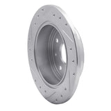 Dynamic Friction 2004-2010 Chevrolet Epica (Mexico) Rear Right Drilled & Slotted Silver Brake Rotor by Dynamic Friction Company 631-01009R